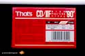 That�s CD/IIF 90 min. Compact Cassette